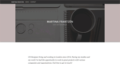 Desktop Screenshot of martinafrantzen.com