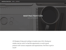 Tablet Screenshot of martinafrantzen.com